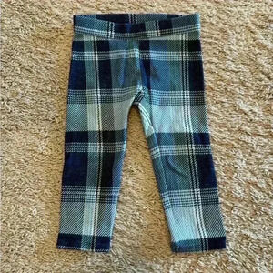 Janie and Jack Plaid Ponte Pants 12-18 months